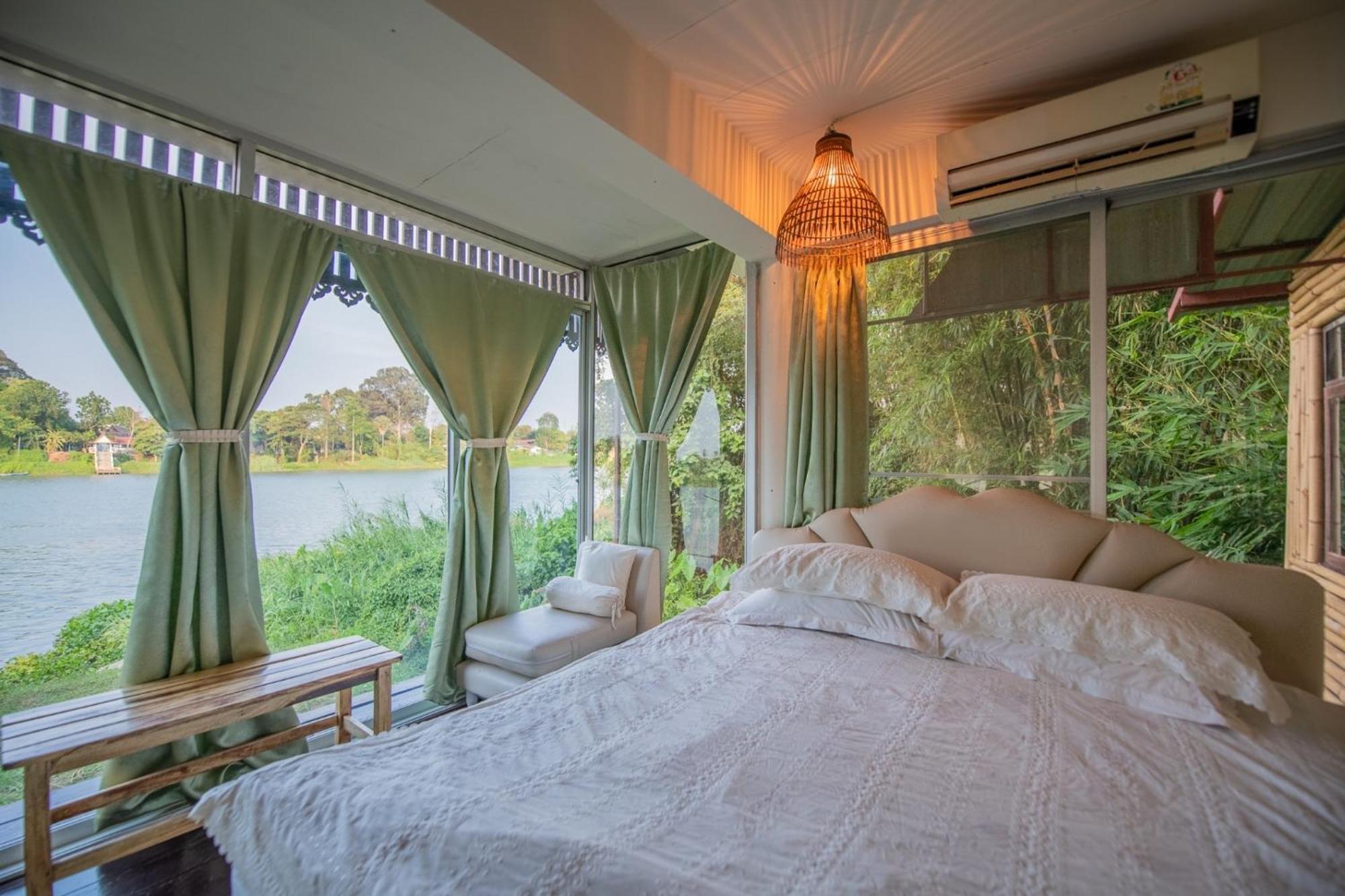 River Flow House Bangtanod Photharam Bagian luar foto