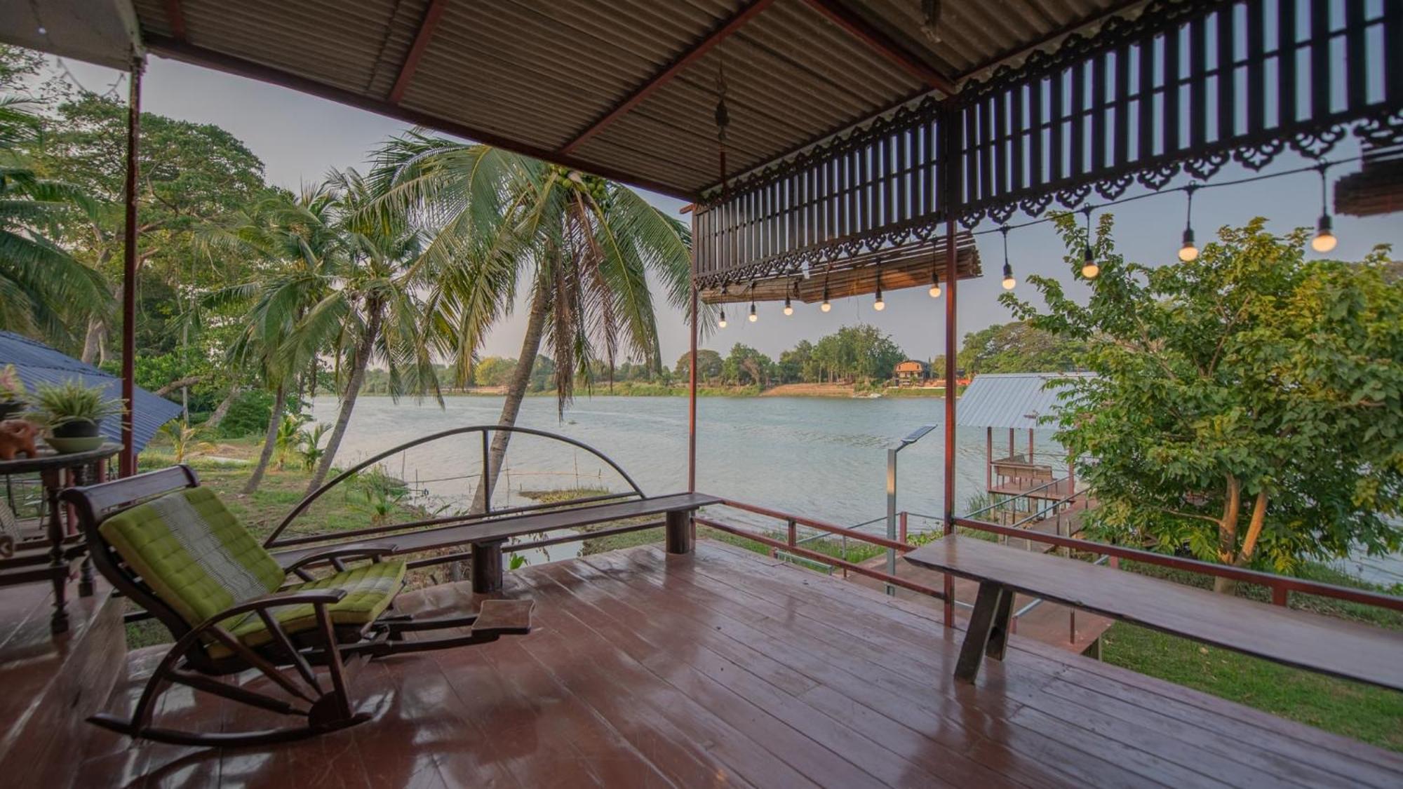 River Flow House Bangtanod Photharam Bagian luar foto